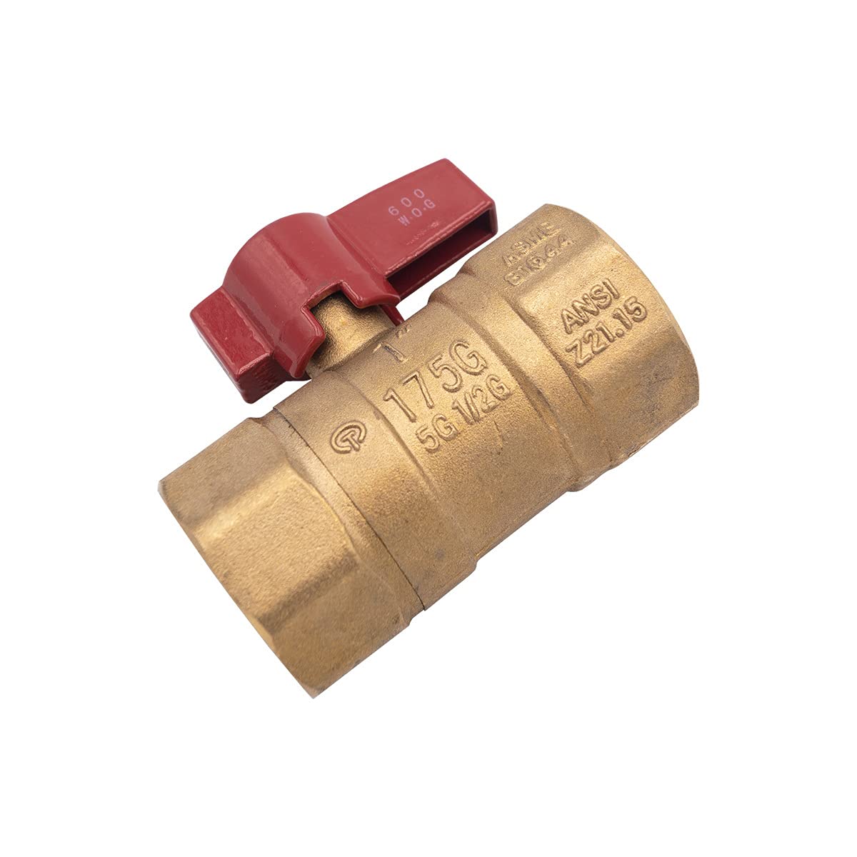 Supplying Demand 01-2816 Straight Gas Shut-Off Valve 1 Inch FIP x 1 Inch FIP - Image 3