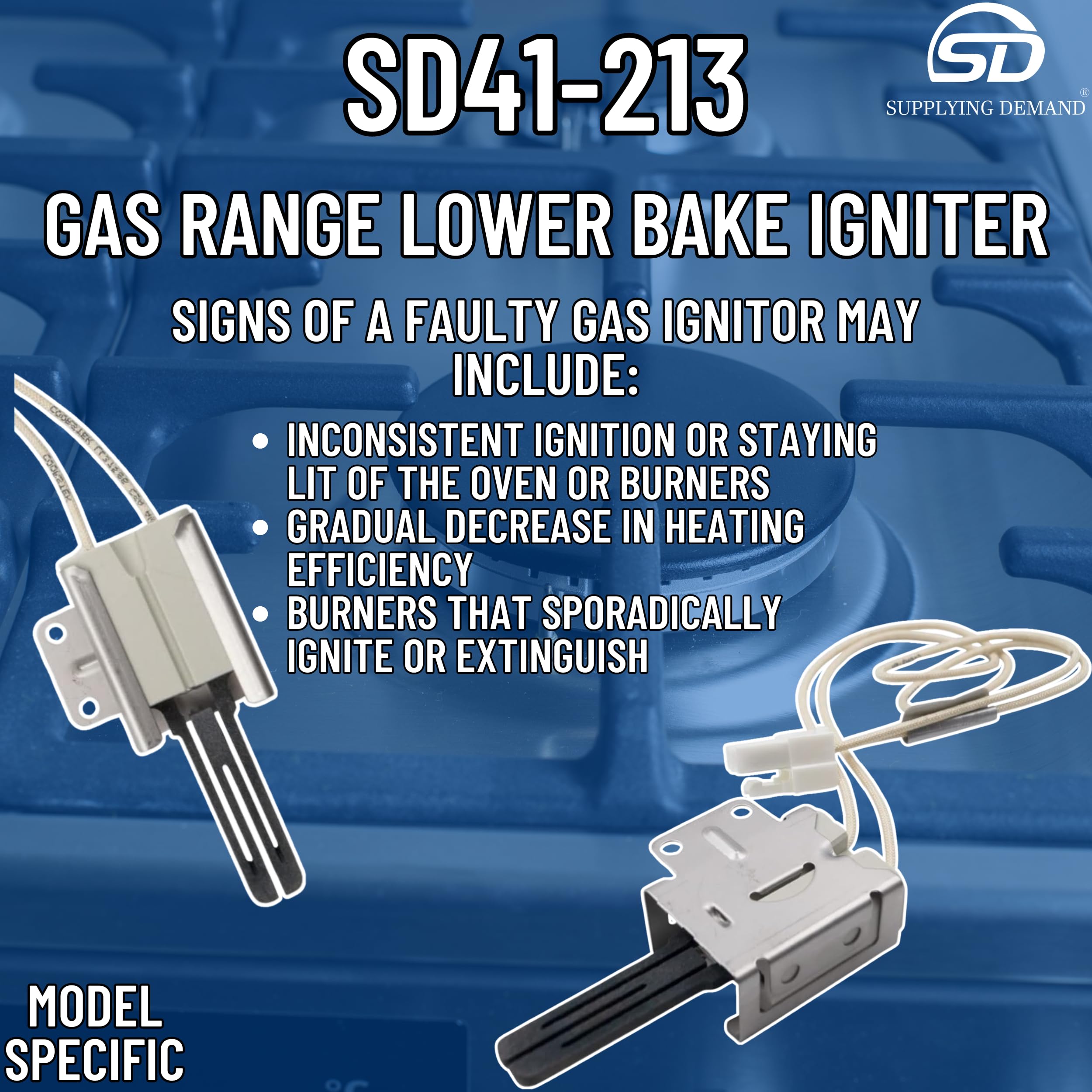 Supplying Demand 316489403 5304508786 Gas Range Lower Bake Igniter Replacement Model Specific Not Universal - Image 7