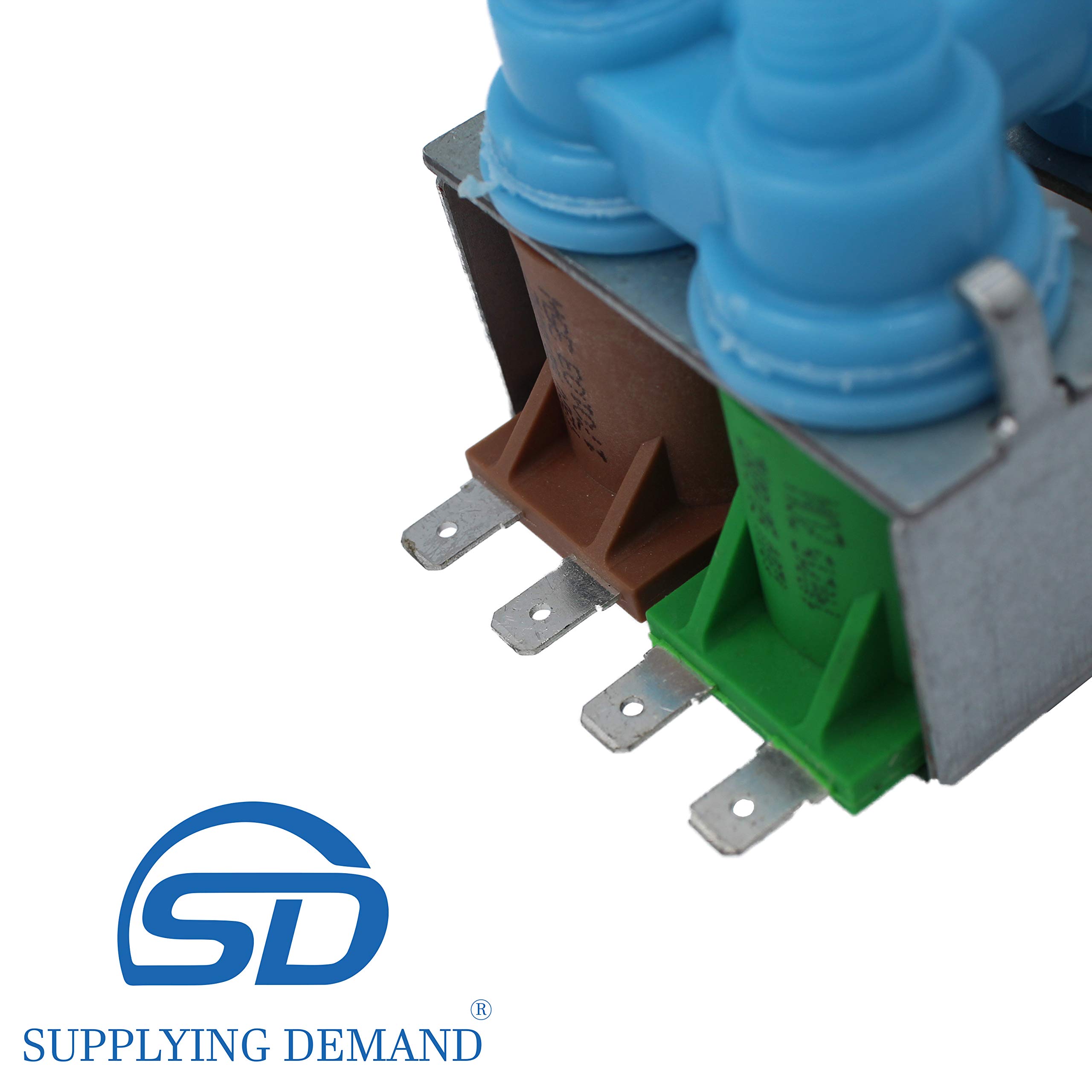 Supplying Demand 4201460 12001414 Refrigerator Dual Water Inlet Valve Assembly Replacement - Image 5