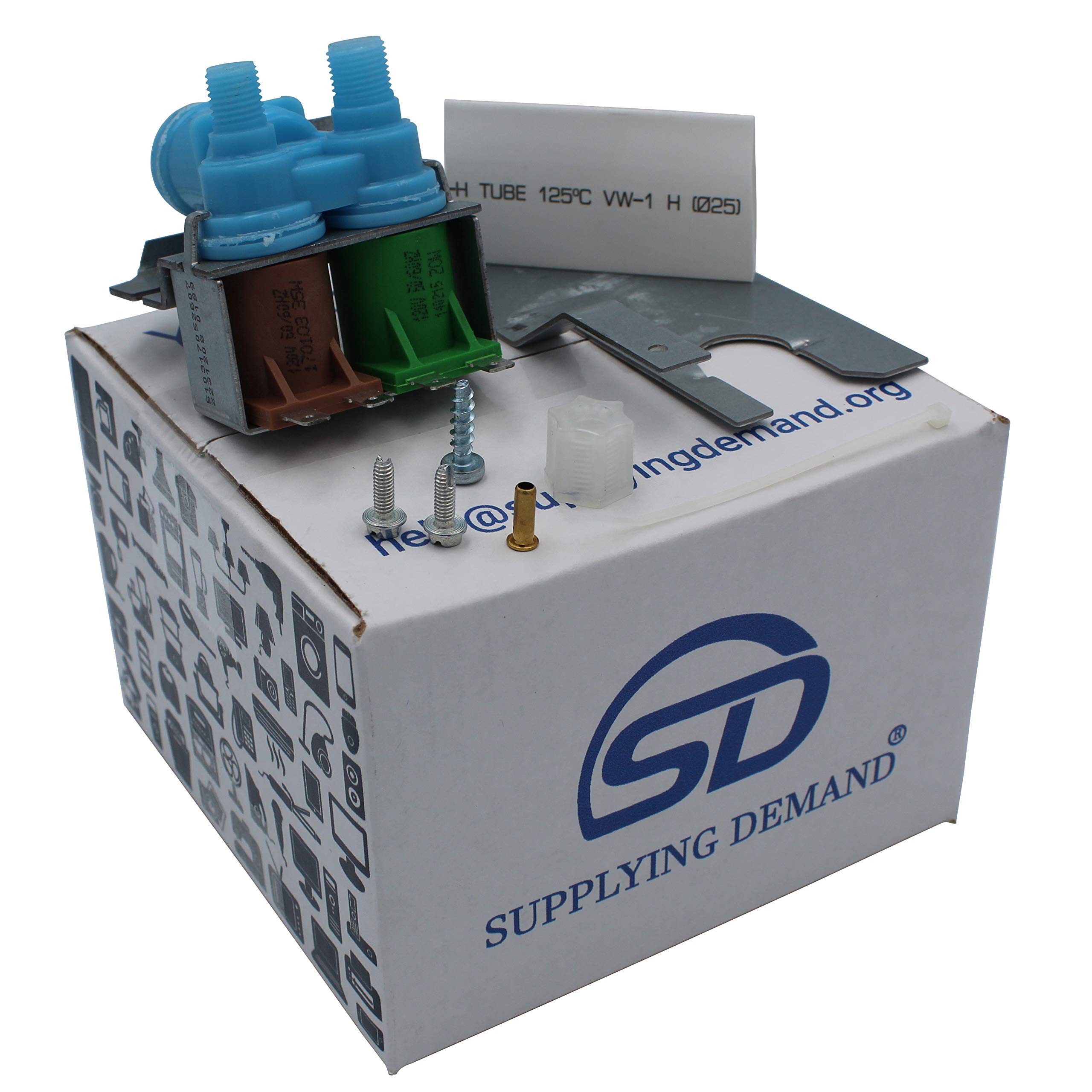 Supplying Demand 4201460 12001414 Refrigerator Dual Water Inlet Valve Assembly Replacement - Image 6