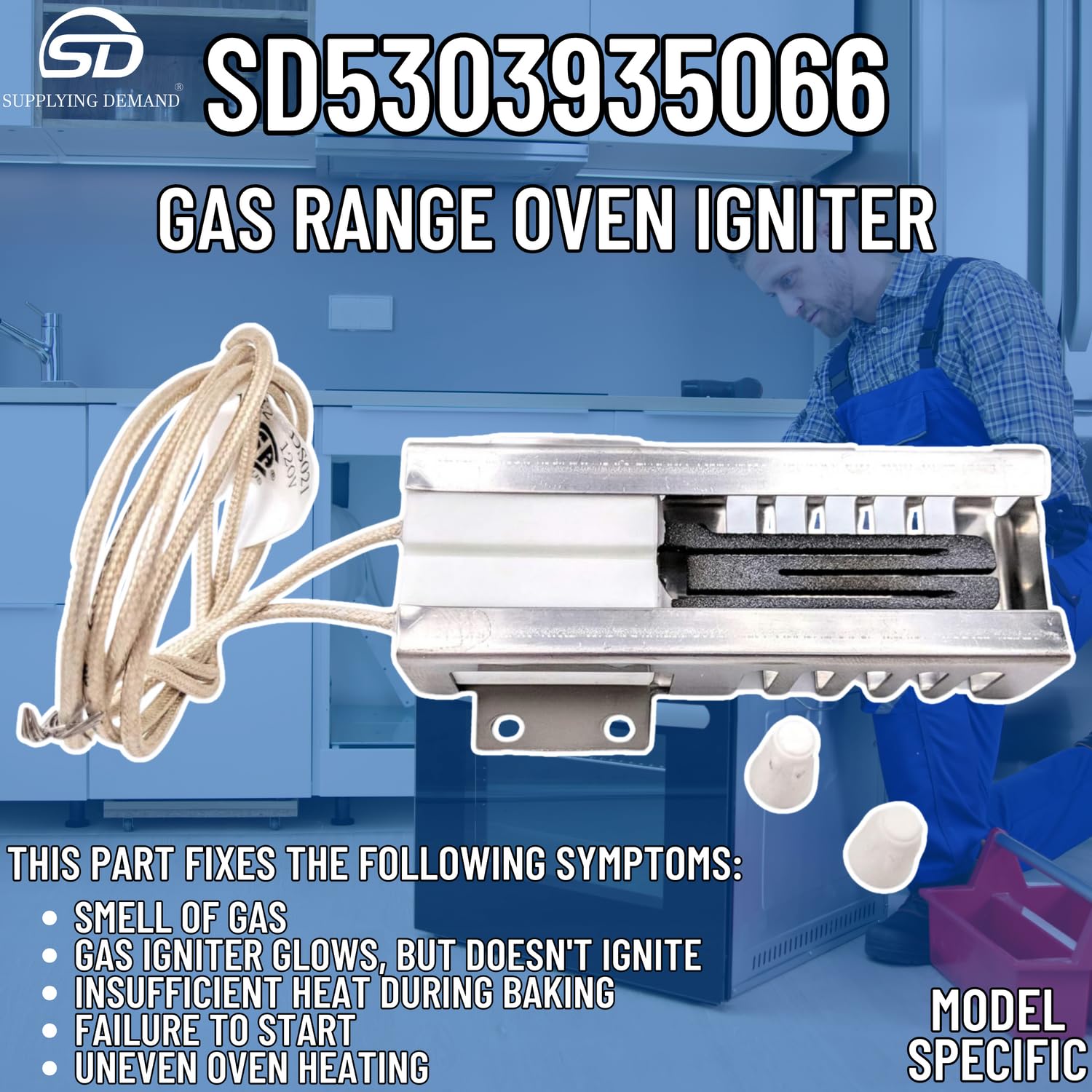 Supplying Demand 5303935066 318177720 Gas Range Oven Igniter Replacement - Image 7
