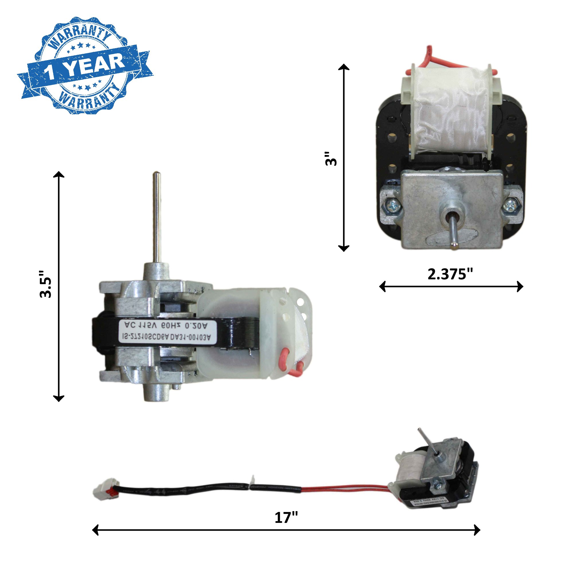 Supplying Demand DA31-00103A 1472692 Refrigerator Condenser Fan Motor Replacement - Image 3