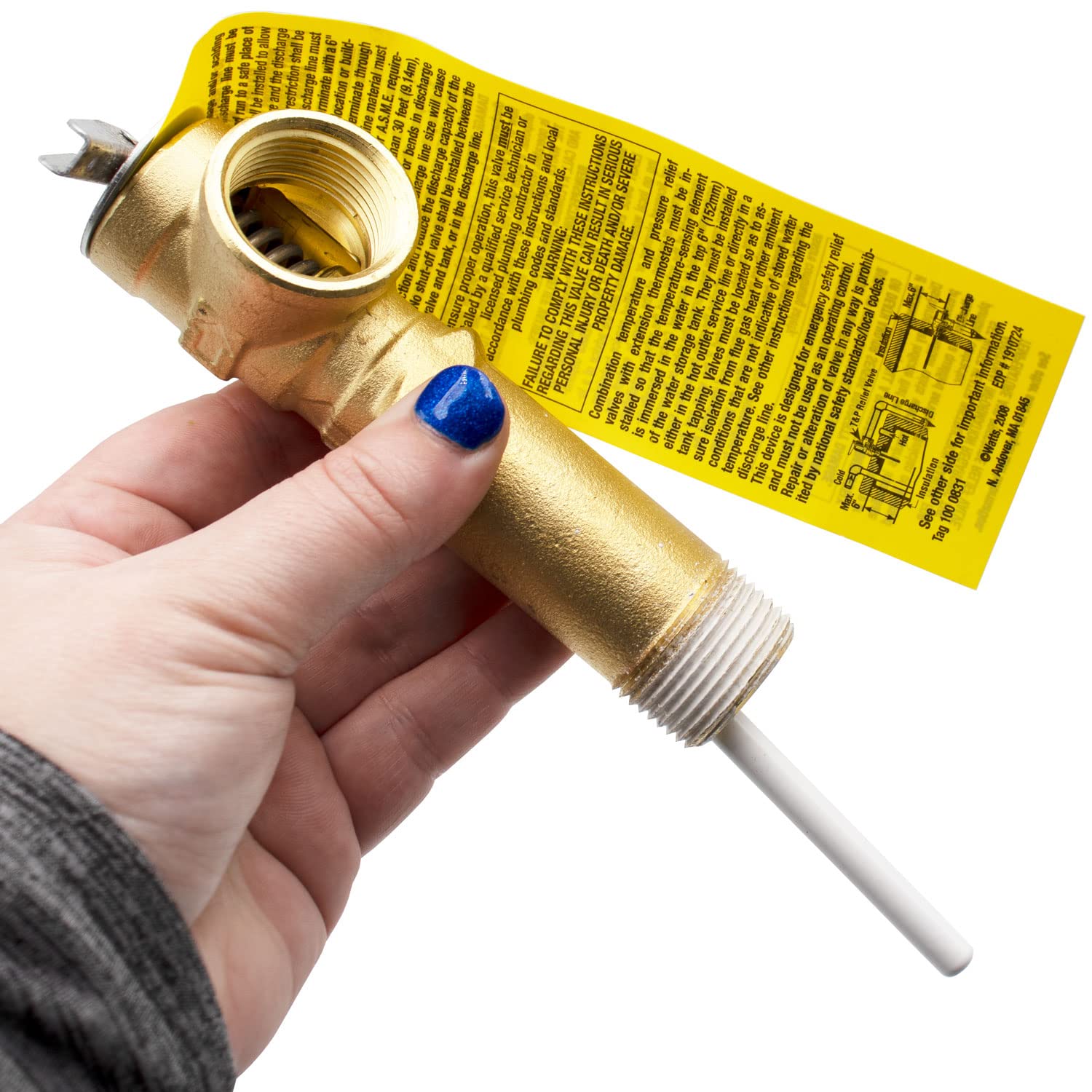 Supplying Demand SP12575B Water Heater Temperature and Pressure Relief Valve 3/4 Inch NPT Inlet and Outlet - Image 4