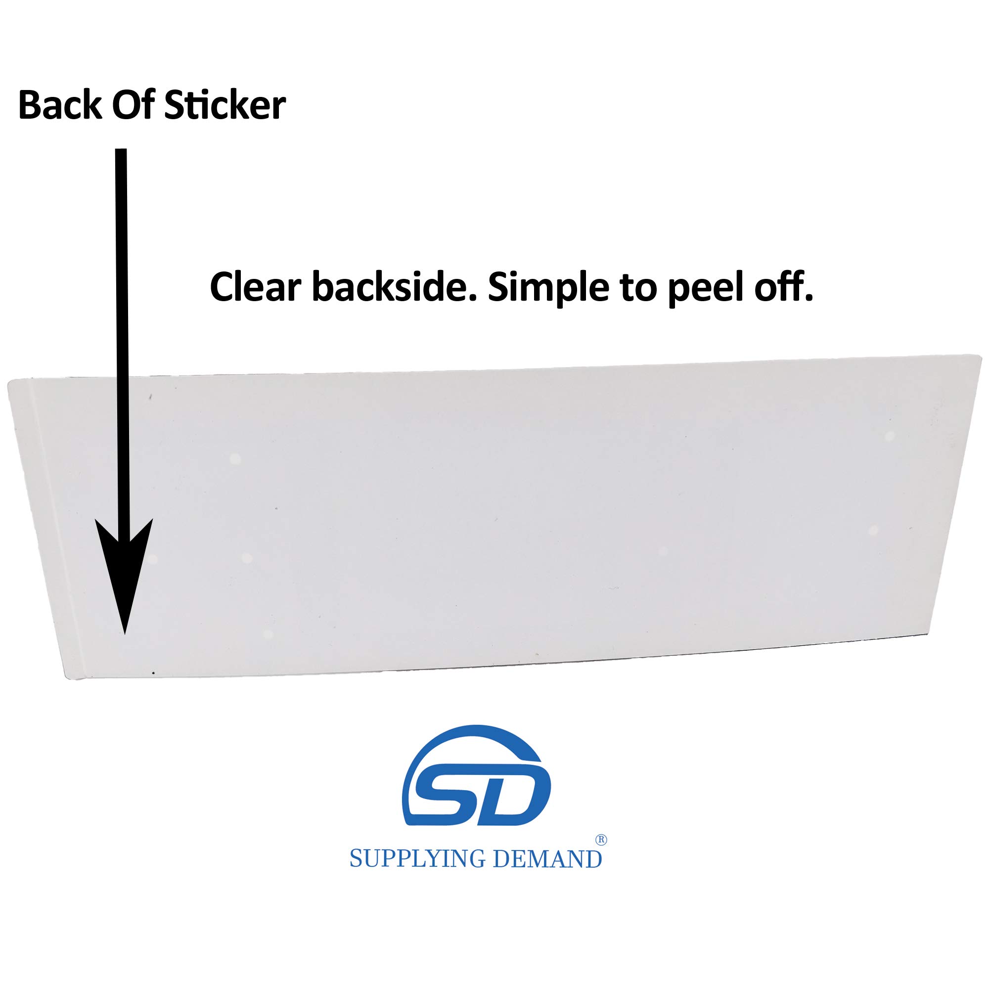 Supplying Demand WB27T11005 Electric Range Black 10 Button Faceplate Graphics Overlay Replacement Model Specific Not Universal - Image 5