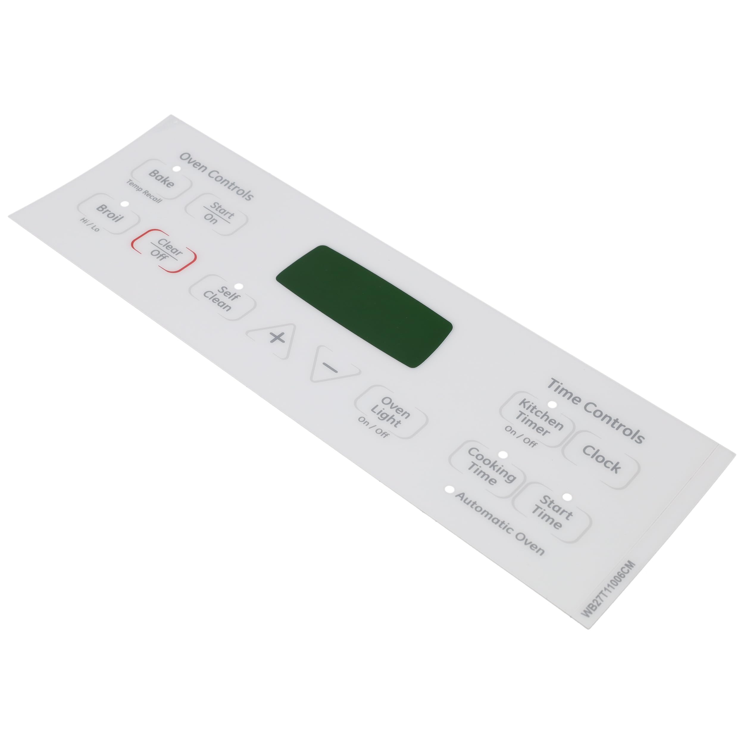 Supplying Demand WB27T11006 1473976 Electric Range White 12 Button Faceplate Graphics Overlay Replacement - Image 3
