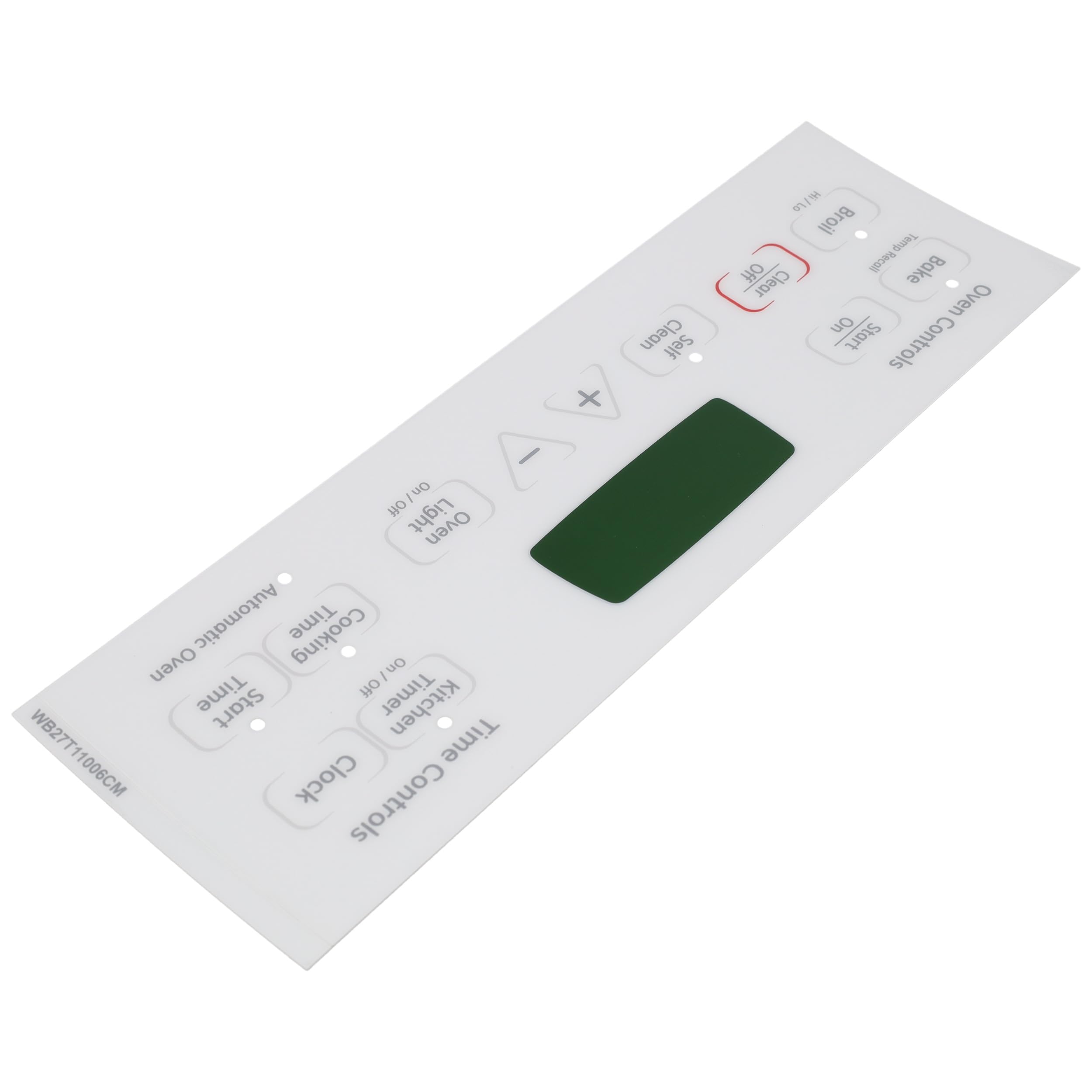 Supplying Demand WB27T11006 1473976 Electric Range White 12 Button Faceplate Graphics Overlay Replacement - Image 5