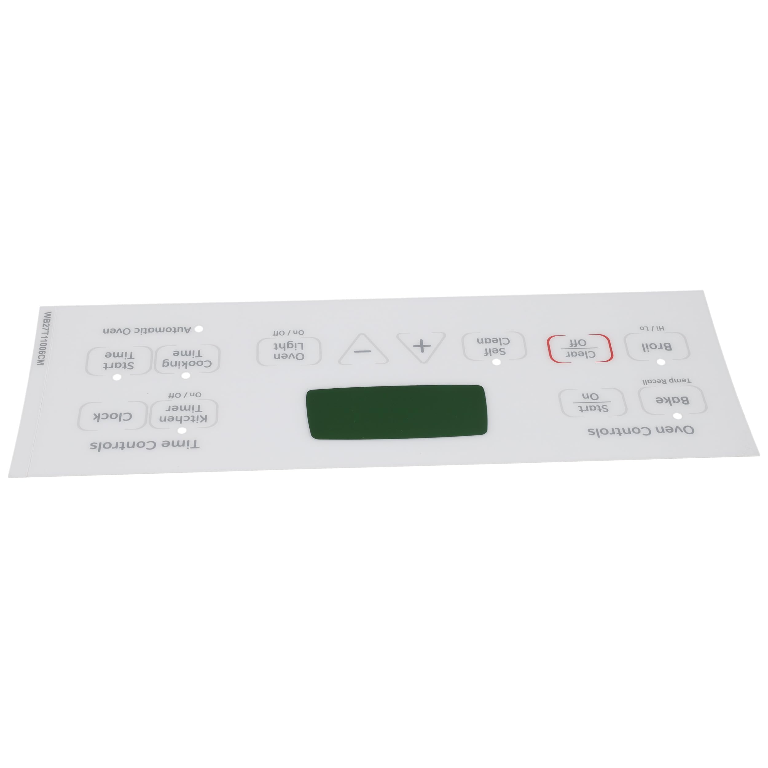 Supplying Demand WB27T11006 1473976 Electric Range White 12 Button Faceplate Graphics Overlay Replacement - Image 6