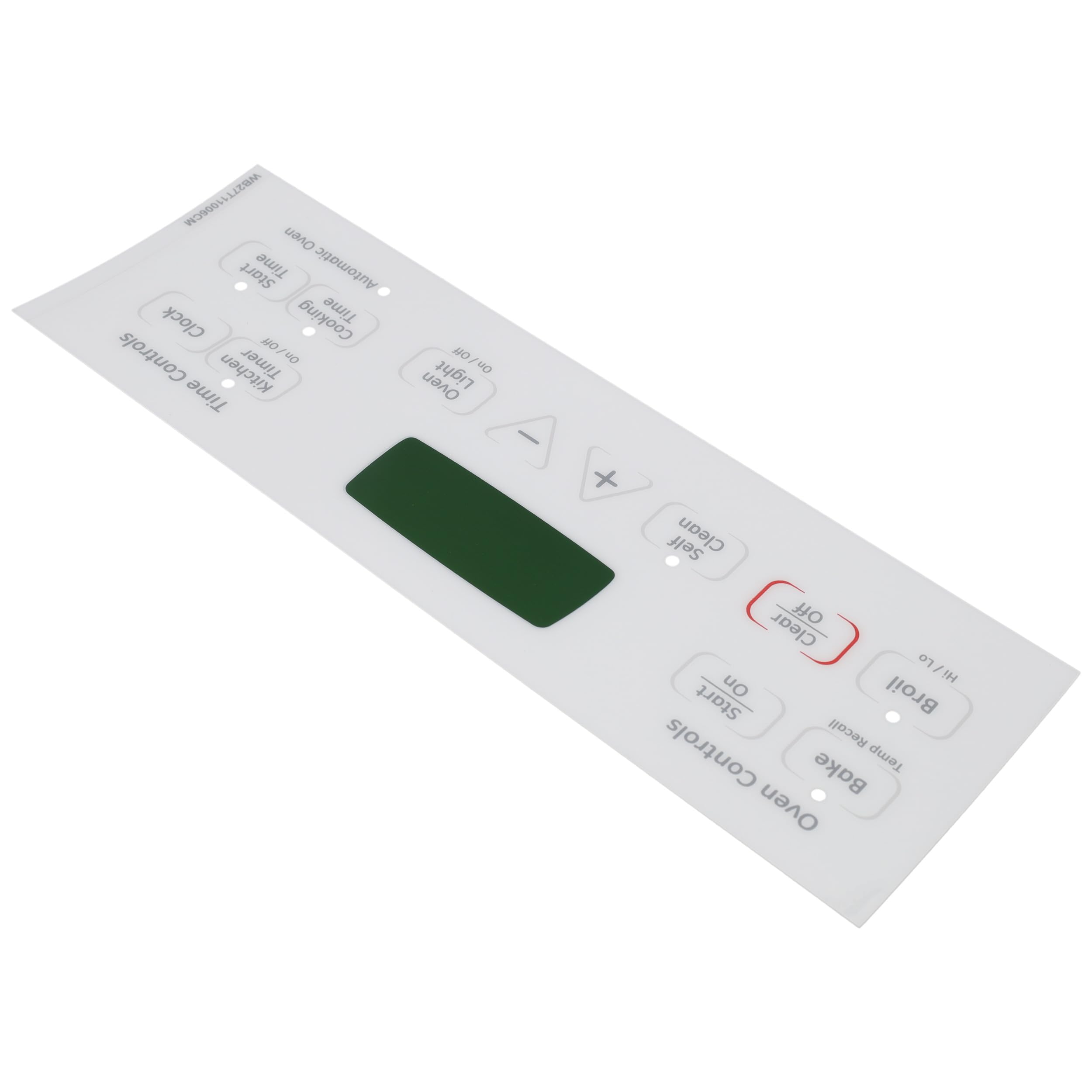 Supplying Demand WB27T11006 1473976 Electric Range White 12 Button Faceplate Graphics Overlay Replacement - Image 7