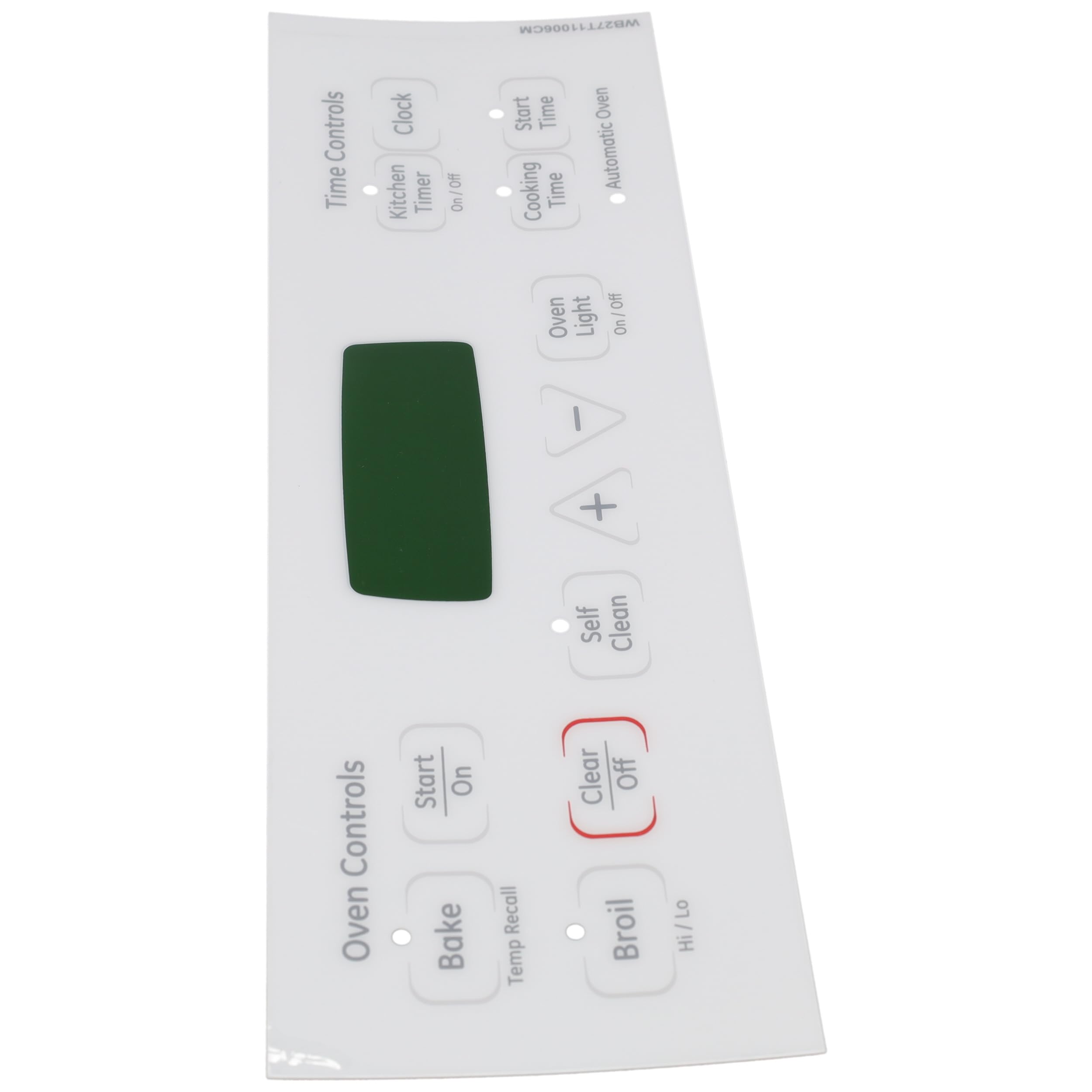 Supplying Demand WB27T11006 1473976 Electric Range White 12 Button Faceplate Graphics Overlay Replacement - Image 8