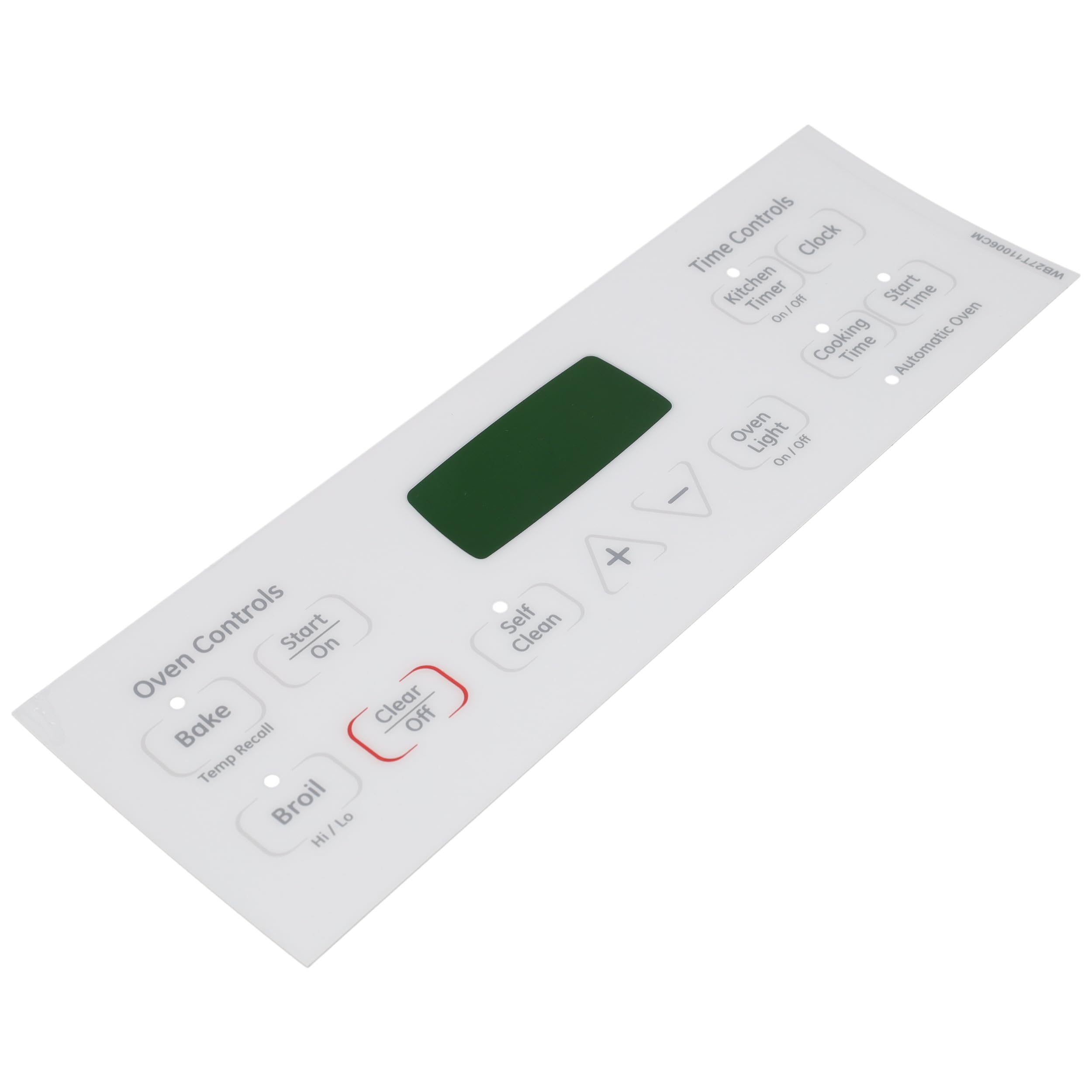 Supplying Demand WB27T11006 1473976 Electric Range White 12 Button Faceplate Graphics Overlay Replacement - Image 9