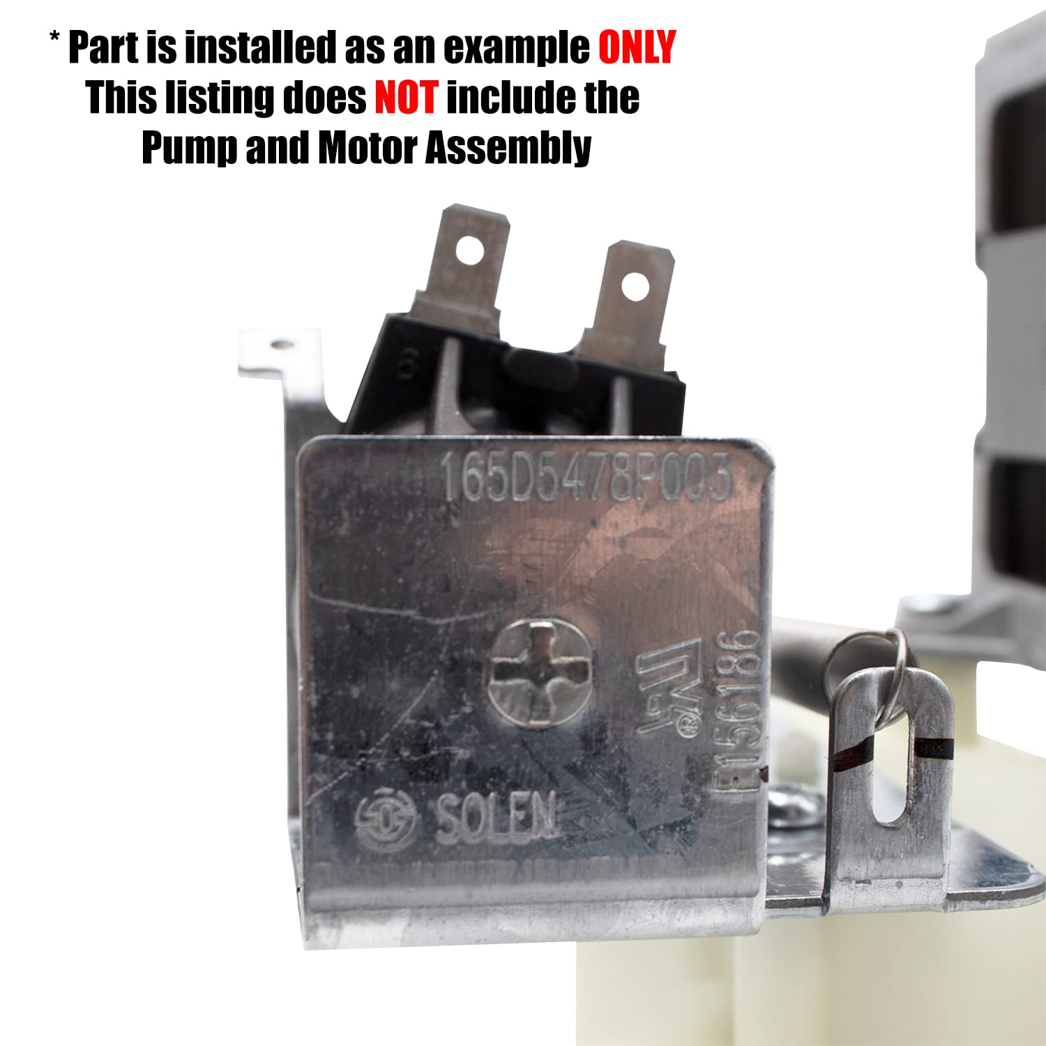 Supplying Demand WD21X10060 WD21X10064 Dishwasher Drain Solenoid Replacement Kit with Armature and Linkage Model Specific Not Universal - Image 7